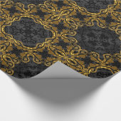 Harper Rush Midnight Elegance Baroque Cadeaupapier (Hoek)