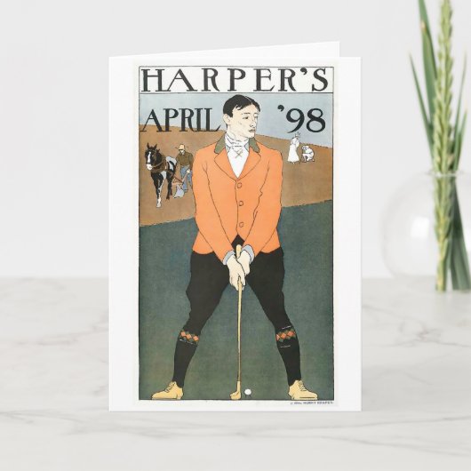 Harper's '98 Golf notecard Kaart (Voorkant)