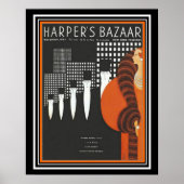 Harpers Bazaar Art Deco Hoesje 16 x 20 Poster (Voorkant)