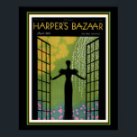 Harpers Bazaar Art Deco Hoesje 16 x 20 Poster<br><div class="desc">Prachtig april 1933 Afgifte van Harper's Bazaar</div>