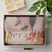 Harper's Bazaar herfstmode 1913 art deco Tissuepapier (Geschenk)