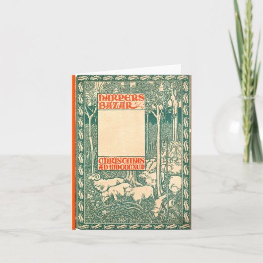 Harper's Bazar Christmas Kaart (Voorkant)