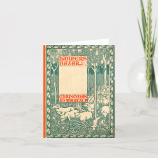 Harper's Bazar Christmas Kaart