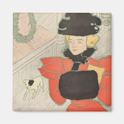 Harper's Christmas 1896 Magneet (Voorkant)
