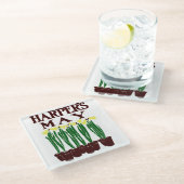 Harper's Edward Penfield Daffodils uit 1899 Glazen Onderzetter (Schuin)