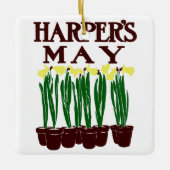 Harper's Edward Penfield Daffodils uit 1899 Keramisch Ornament (Voorkant)