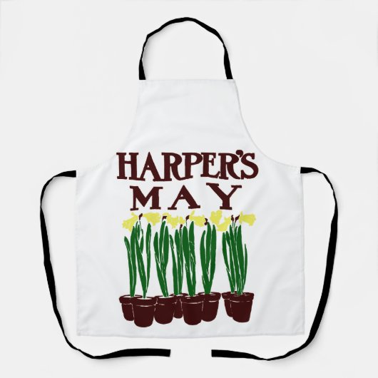 Harper's Edward Penfield Daffodils uit 1899 Schort (Voorkant)