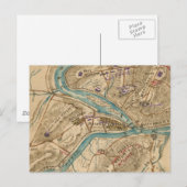  Harpers Ferry Civil War Map (1862) Briefkaart (Voorkant / Achterkant)