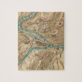  Harpers Ferry Civil War Map (1862) Legpuzzel (Verticaal)