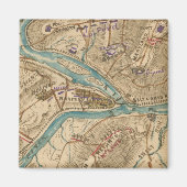  Harpers Ferry Civil War Map (1862) Magneet (Voorkant)