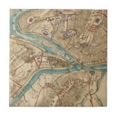  Harpers Ferry Civil War Map (1862) Tegeltje (Voorkant)