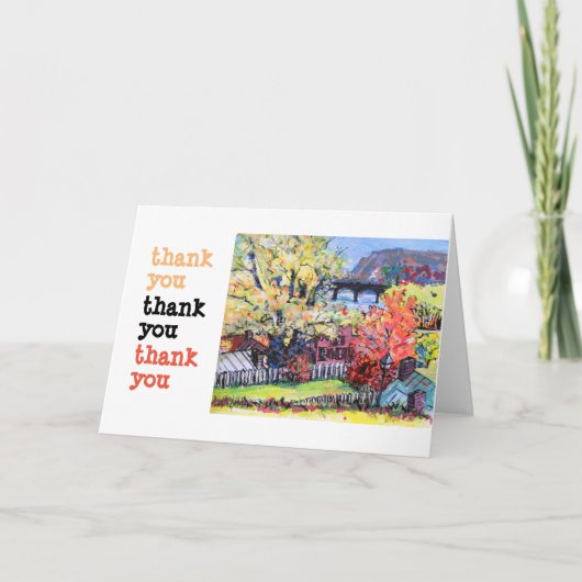 Harpers Ferry Crossing #130707 Bedankkaart (Voorkant)