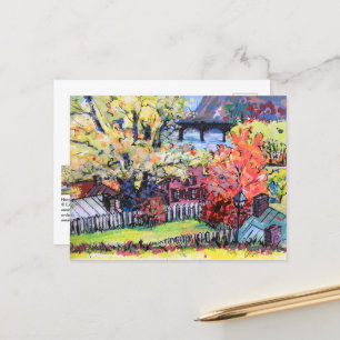 Harpers Ferry Crossing #130707 Briefkaart