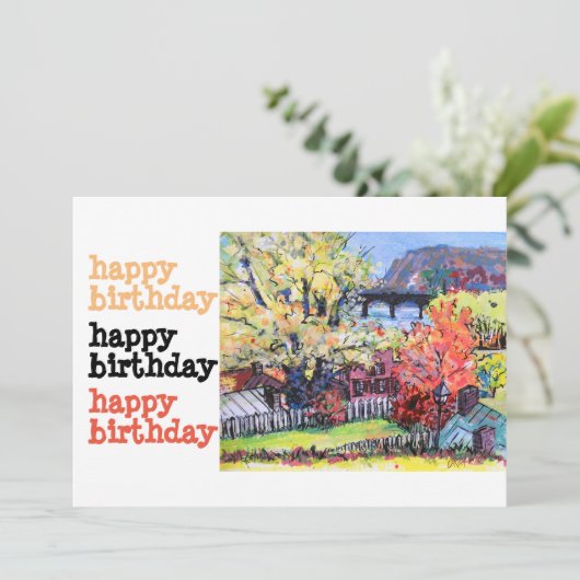 Harpers Ferry Crossing #130707 Kaart (Staand voorkant)