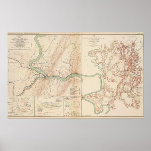 Harper's Ferry, Hagerstown, Funkstown Poster (Voorkant)