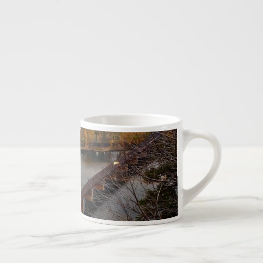 Harpers Ferry in de Herfst Espresso Kop (Rechts)