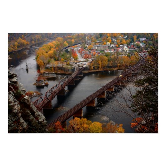 Harpers Ferry in the Fall Poster (Voorkant)
