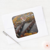 Harpers Ferry in the Fall Vierkante Sticker (Envelop)