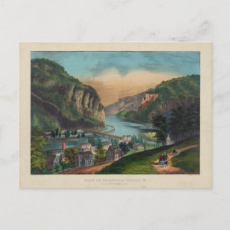 Harpers Ferry Jefferson County West Virginia 1859 Briefkaart