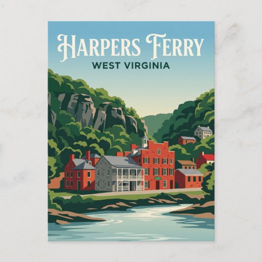 Harpers Ferry National Historical Park VS Briefkaart (Voorkant)