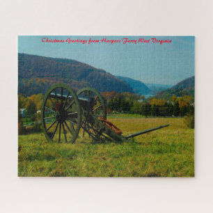 Harpers Ferry Old Cannon. West Virginia. Legpuzzel