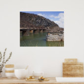 Harpers Ferry-tunnel Poster (Keuken)