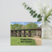Harpers Ferry West Virginia Briefkaart (Staand voorkant)
