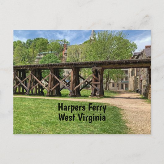 Harpers Ferry West Virginia Briefkaart (Voorkant)