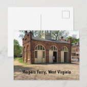 Harpers Ferry, West Virginia Briefkaart (Voorkant / Achterkant)