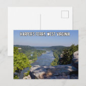Harper's Ferry West Virginia Briefkaart (Voorkant / Achterkant)