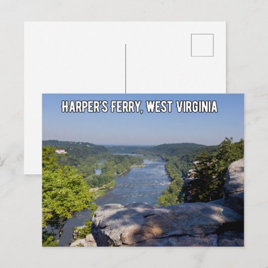Harper's Ferry West Virginia Briefkaart (Voorkant / Achterkant)