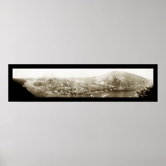 Harpers Ferry West Virginia Foto 1915 Poster (Voorkant)