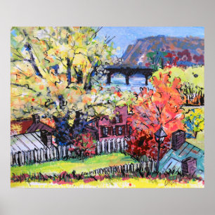 Harper's Ferry West Virginia / Kunstenaar Larry Le Poster
