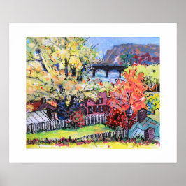Harper's Ferry West Virginia / Kunstenaar Larry Le Poster