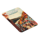 Harpers Ferry West Virginia Travel Art Vintage Magneet (Rechterzijde)