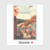 Harpers Ferry West Virginia Travel Art Vintage Sticker (Vel)