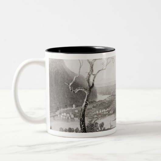 Harpers Ferry, West Virginia Tweekleurige Koffiemok (Links)