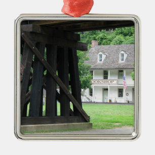 Harpers Ferry WV Boekhandel & Spoorweg Ornament