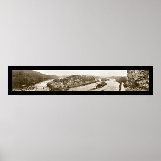 Harpers Ferry WV Foto 1912 Poster (Voorkant)