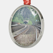 Harpers Ferry WV Railroad Tracks Ornament (Links)