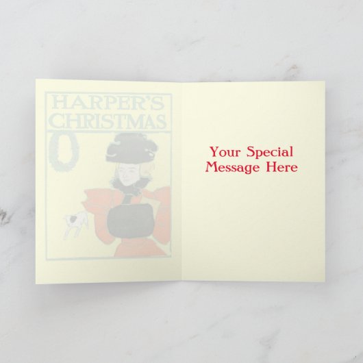 Harper's kerstviering kaart (Binnen)