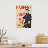 Harpers Magazine Front Hoesje Poster (Keuken)