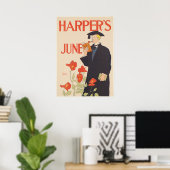 Harpers Magazine Front Hoesje Poster (Thuiskantoor)
