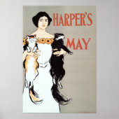  Harper's May Cats door Edward Penfield Poster (Voorkant)