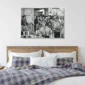 Harpers tijdschrift canvas afdruk (Insitu (Slaapkamer))