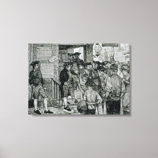 Harpers tijdschrift canvas afdruk (Voorkant)