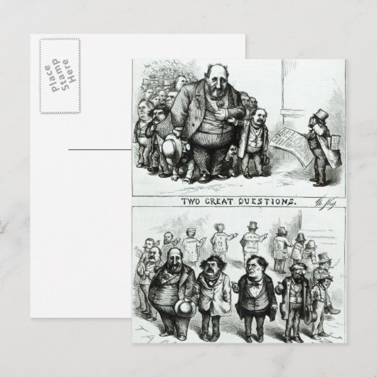 Harper's Weekly' Briefkaart (Voorkant / Achterkant)