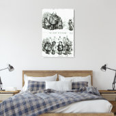 Harper's Weekly' Canvas Afdruk (Insitu (Slaapkamer))