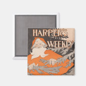  Harper's Weekly Christmas 1894 Magneet (Voorkant / Achterkant)