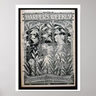 "Harper's Weekly", kerstaankondigingen 1896 (l Poster